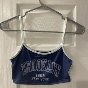 Brooklyn New York crop top